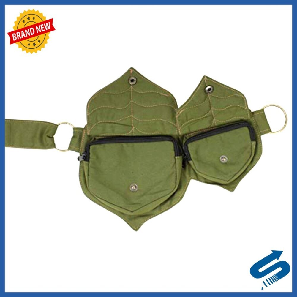 Adjustable Cotton Waist Pack with Multiple Zipper Pockets - Picture 2 of 5
